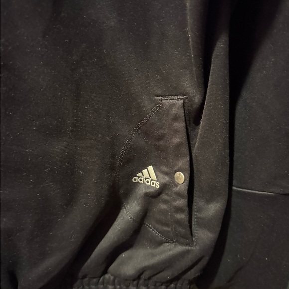 Women’s Adidas Clima Warm Black Zip Up Jacket Size Medium - Picture 2 of 6